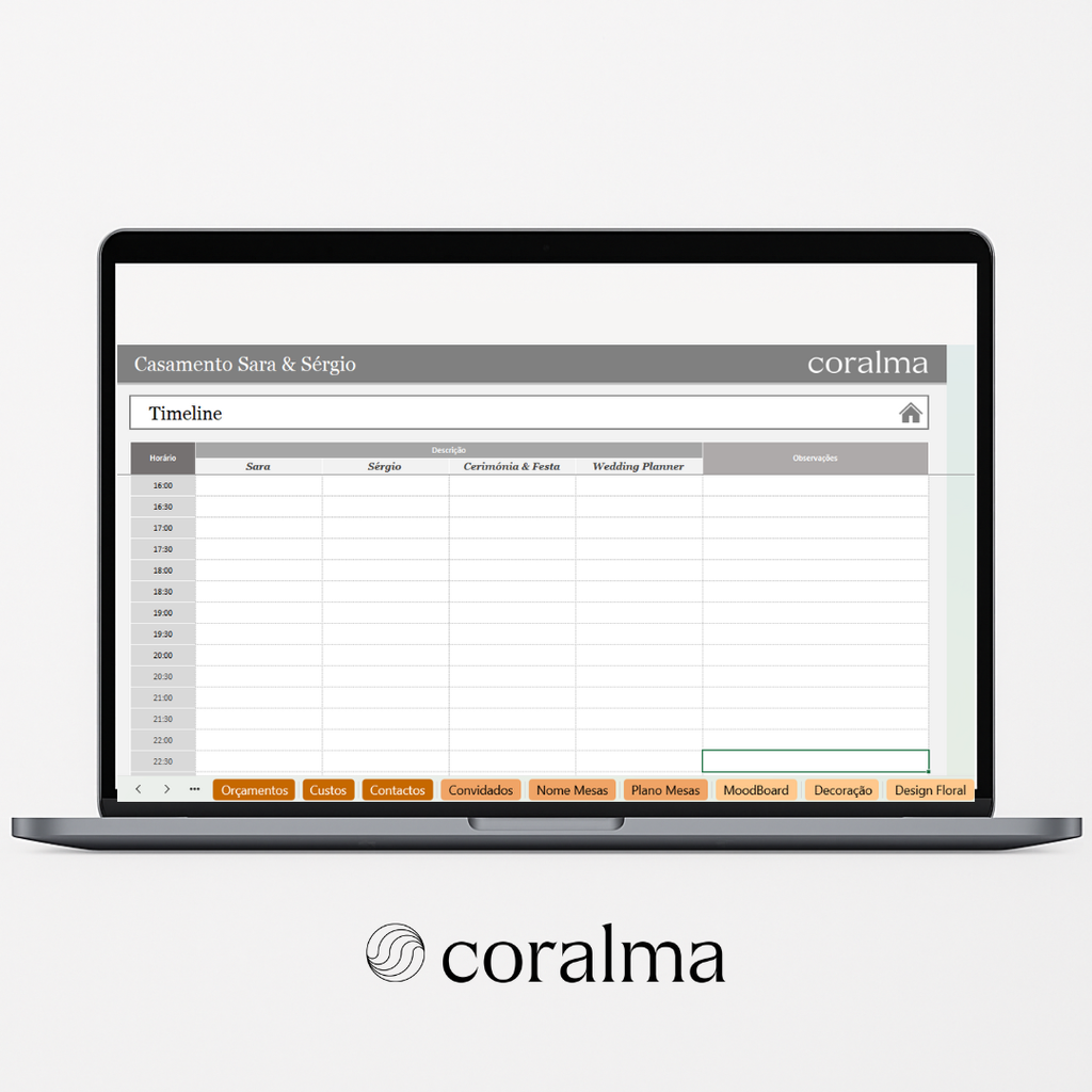 Coralma Wedding Plan